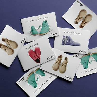 Clarks Gift Cards.