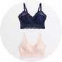 Bralettes and crop tops.