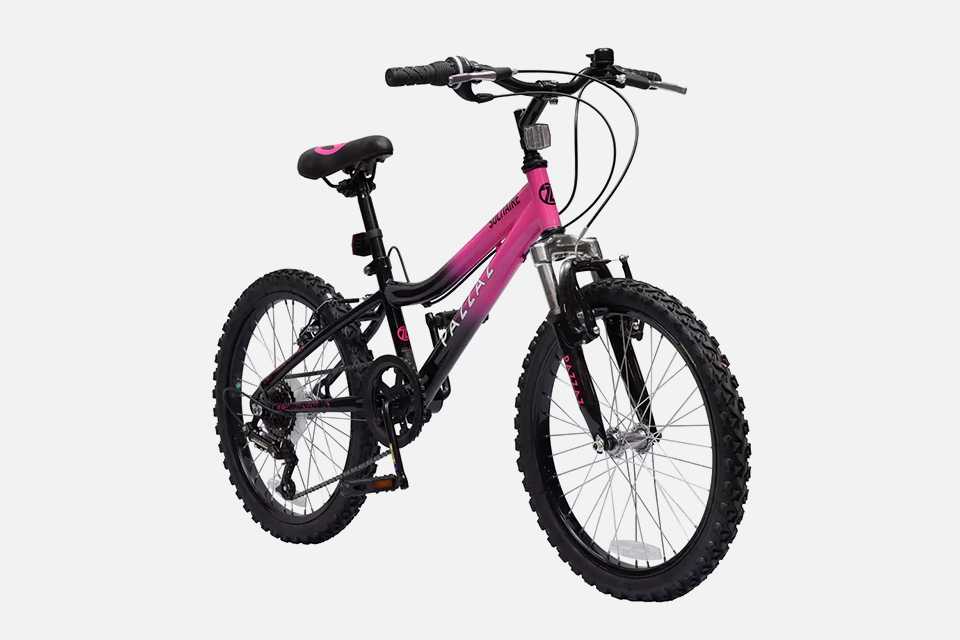 A cut out image of Pazzaz Solitaire Girls 20 Inch Wheel Size Bike in pink colour.