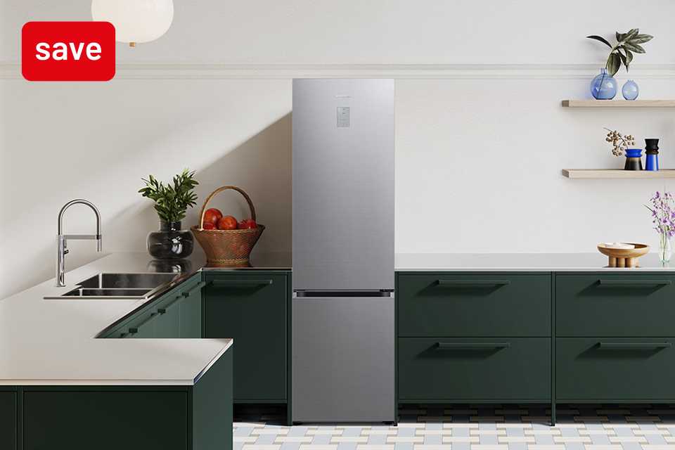 Save up to £100 on selected Samsung refrigeration and laundry appliances with codes DROP75 or DROP100.