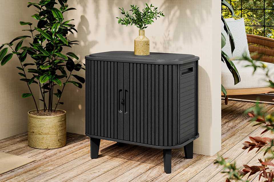 Garden storage boxes. Keep your garden cushions, toys and tools organised in style.