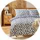 Home Entry Floral print bedding in blue colour.