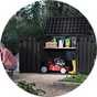 Garden storage.