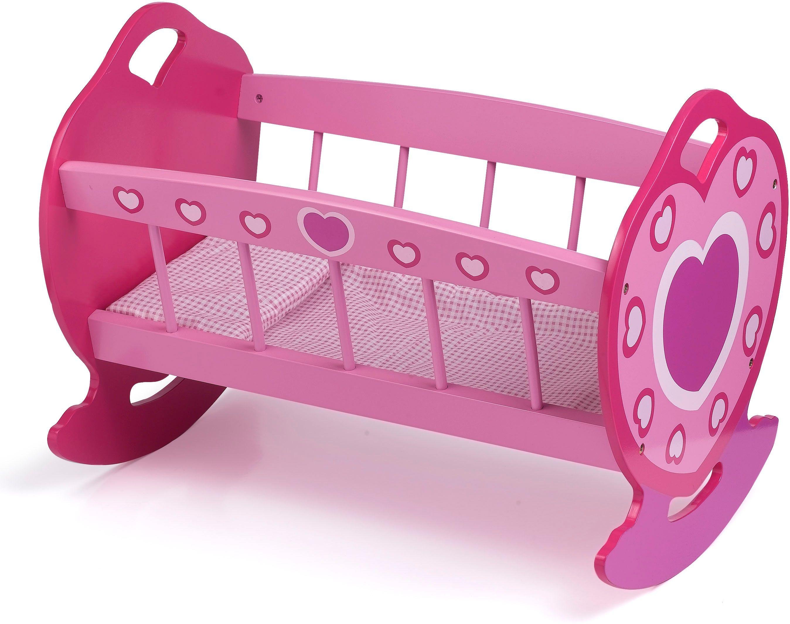 Dollsworld Wooden Rocking Cradle. review