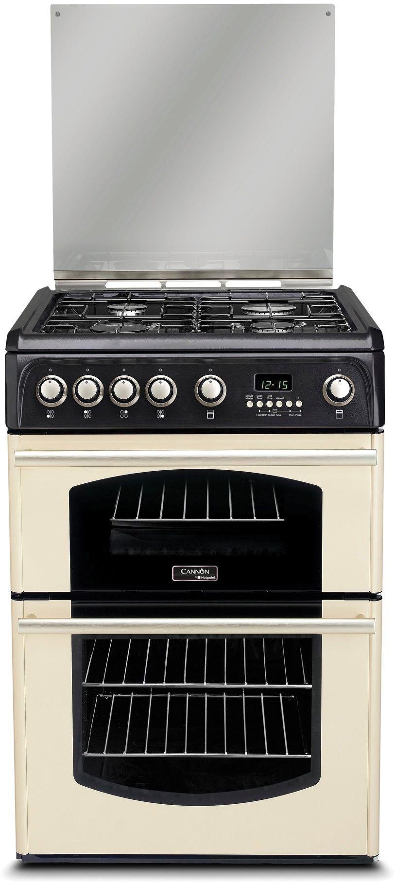 Review of Hotpoint Cannon CH60GTCF Gas Cooker Cream.