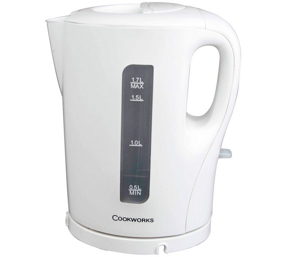 Buy Cookworks White Kettle At Uk Your Online Shop For Kettles Kitchen Electricals 5532