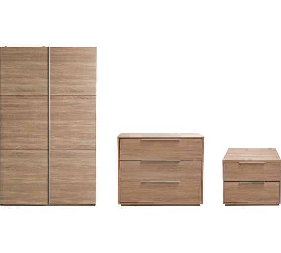 Buy Hygena Bergen 3 Piece Small Wardrobe Package Oak Effect at Argos