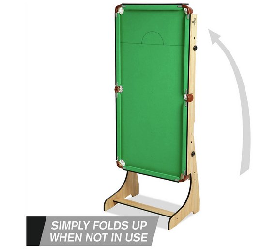 argos snooker table folding