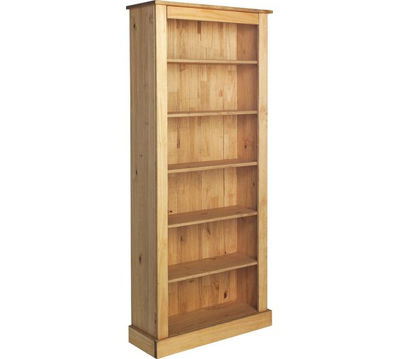 Buy Collection Tall Wide Extra Deep Bookcase Solid Pine at Argos.co