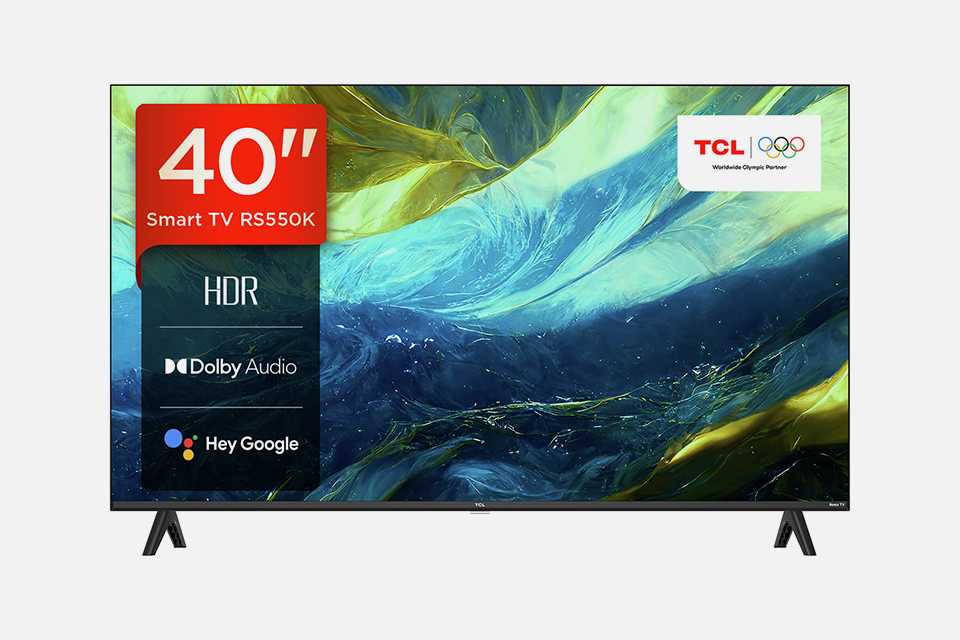 TCL 40 inch 40RS550K smart full HD LED Roku TV.