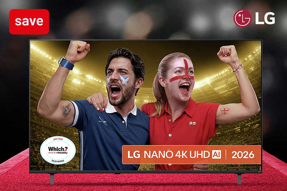 Save up to 15% on selected LG TVs with relevant codes.
