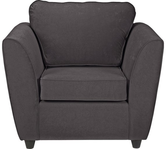 Buy HOME Eleanor Fabric Chair Charcoal at Argos.co.uk Your Online