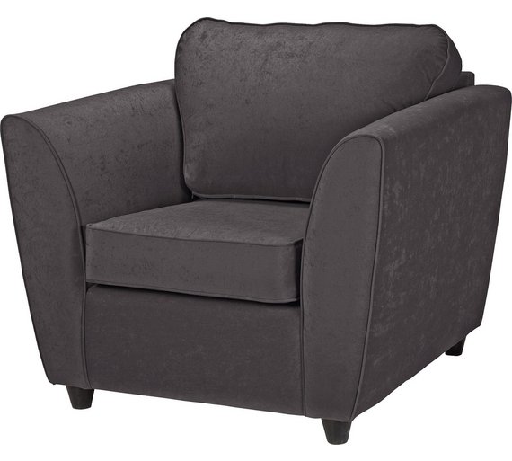 Buy HOME Eleanor Fabric Chair Charcoal at Argos.co.uk Your Online