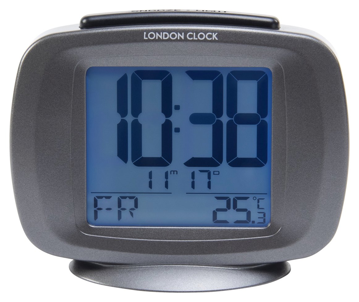 'London Clock Company Radio Controlled Day-date Alarm Clock