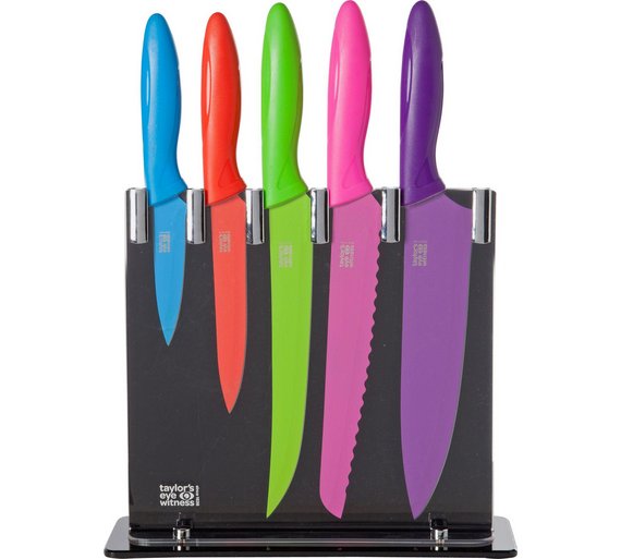 Buy Taylor's Eye Witness 5 Piece Coloured Knife Block at Argos.co.uk