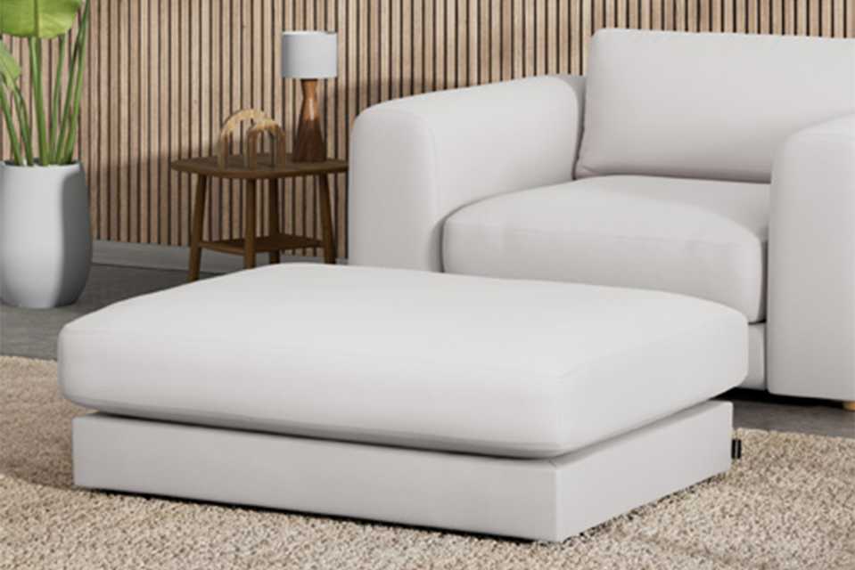 Cream made to ordert habitat sofa.