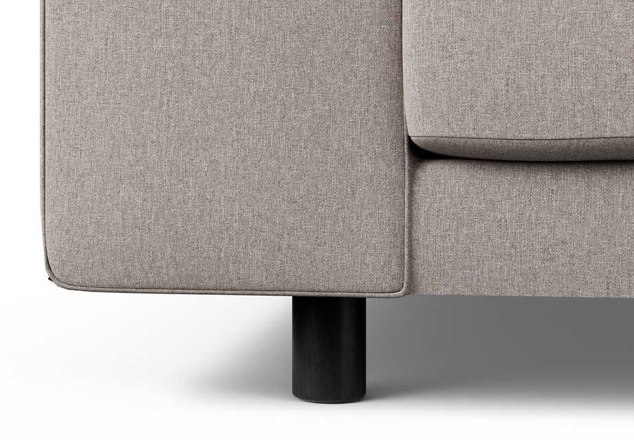 Habitat made to order sofa foot in black.
