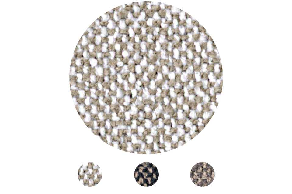 Habitat made to order sofa textured weave fabric.