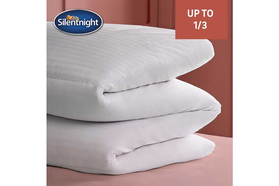 Save 1/3 on selected Silentnight bedding.