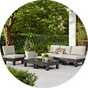 Grey patio sets.