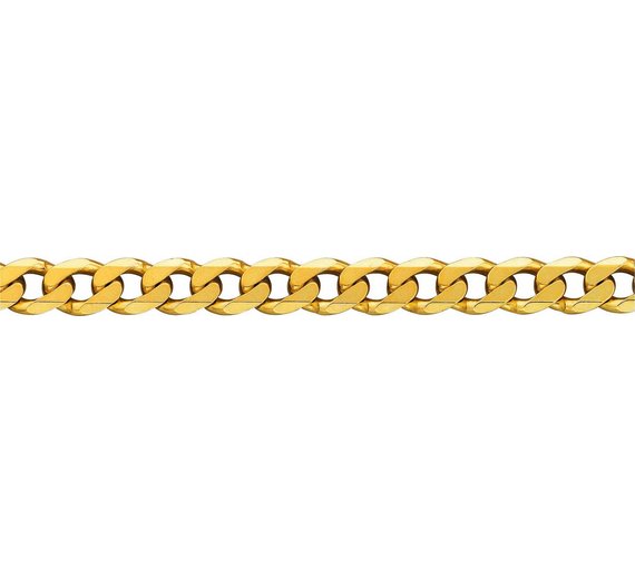 Buy 9ct Gold Plated Silver Curb Chain at Argos.co.uk Your Online Shop