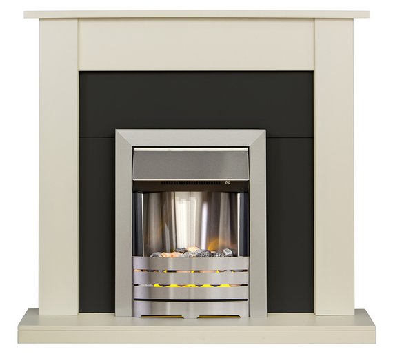 Buy Adam Sutton 2kW Electric Fireplace Suite Ivory at Argos.co.uk