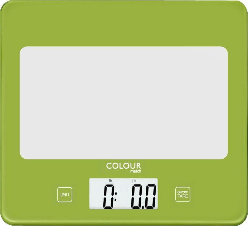 ColourMatch - Square Digital Kitchen Scale - Apple Green Review