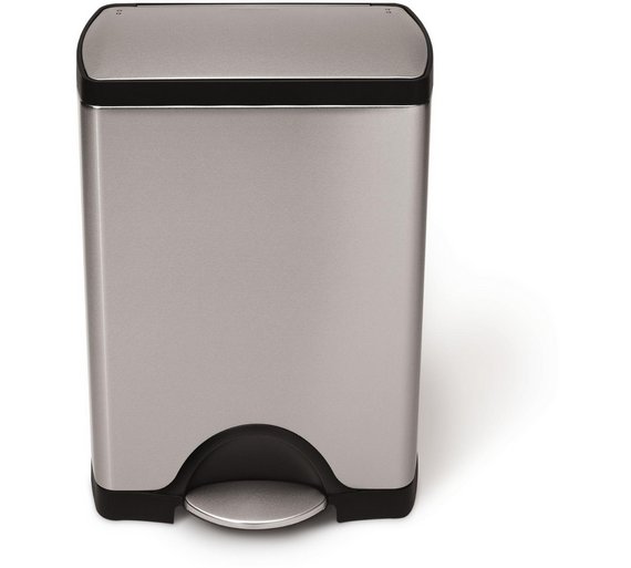 Buy simplehuman 30L Rectangular Pedal Bin Brushed Steel at Argos.co