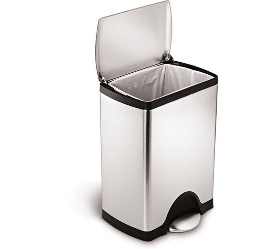 Buy simplehuman 30L Rectangular Pedal Bin Brushed Steel at Argos.co