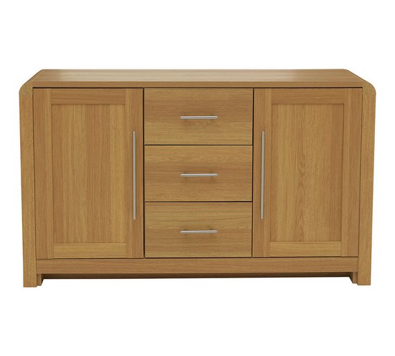 Buy Heart of House Elford 2 Door 3 Dwr Sideboard Oak Effect at Argos