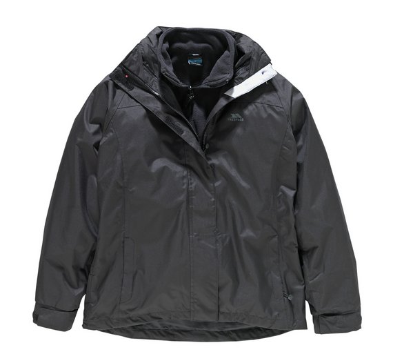 Buy Trespass Women's Black 3in1 Jacket & Fleece Large at Argos.co