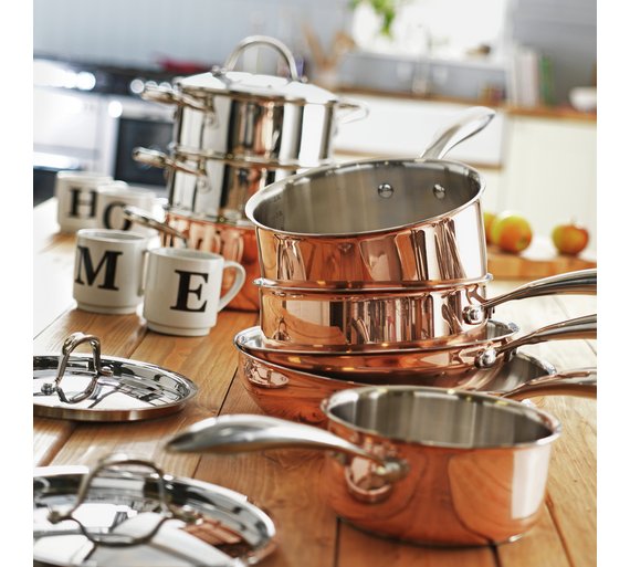 Buy Heart of House 5 Piece Copper Pan Set at Argos.co.uk Your Online