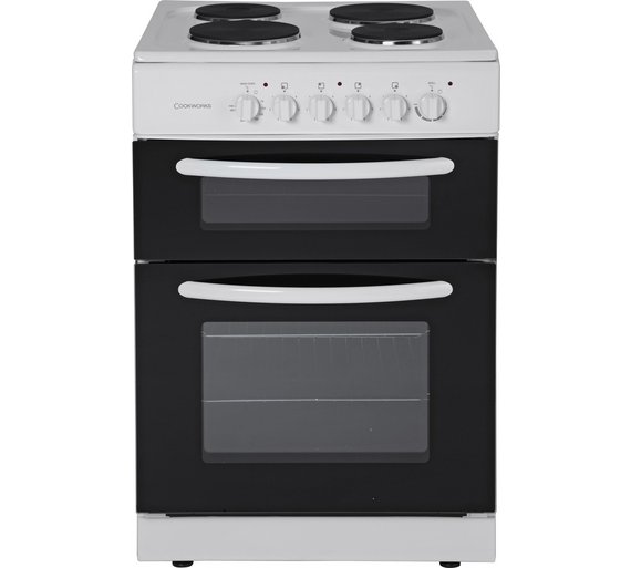 Buy Cookworks CET60W Single Electric Cooker White/Ins/Del/Rec at