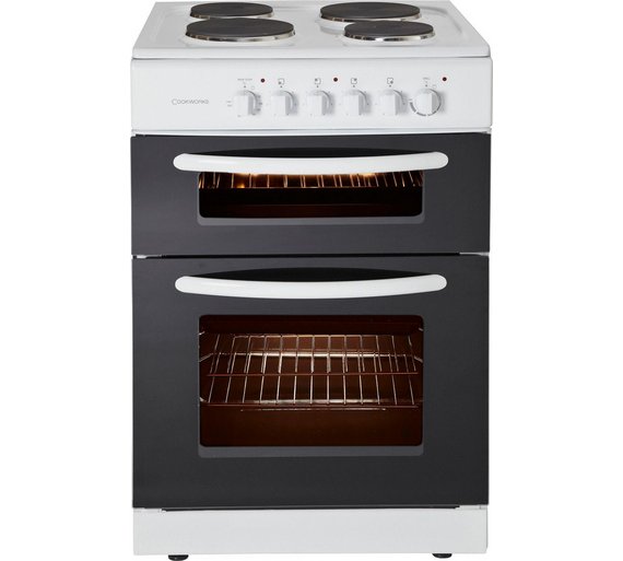Buy Cookworks CET60W Single Electric Cooker White/Ins/Del/Rec at