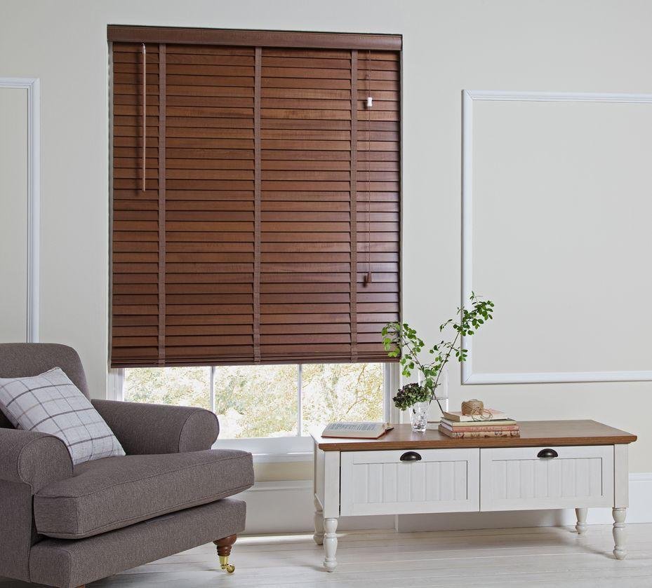 Heart of House Elliott Wooden Tape Blind - 2ft - Walnut Review