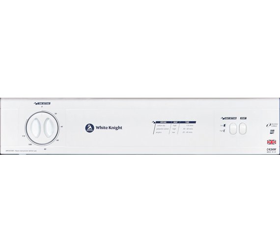 Buy White Knight C43AW Integrated Tumble Dryer White at Argos.co.uk
