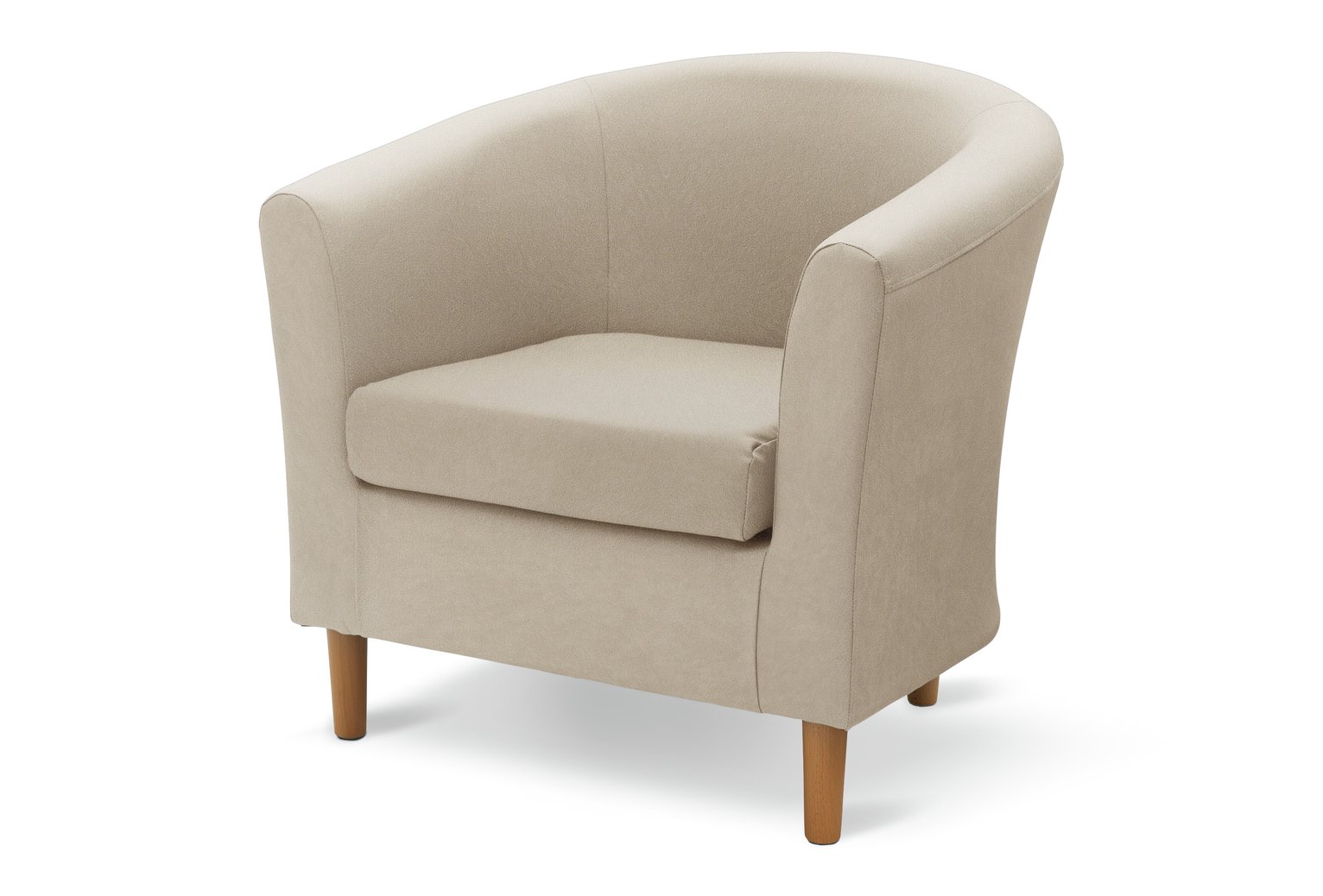 Buy HOME Fabric Tub Chair - Mocha at Argos.co.uk - Your Online Shop for