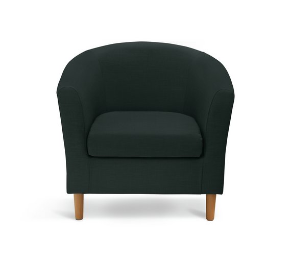 Buy ColourMatch Fabric Tub Chair Jet Black at Argos.co.uk Your Online Shop for Armchairs and