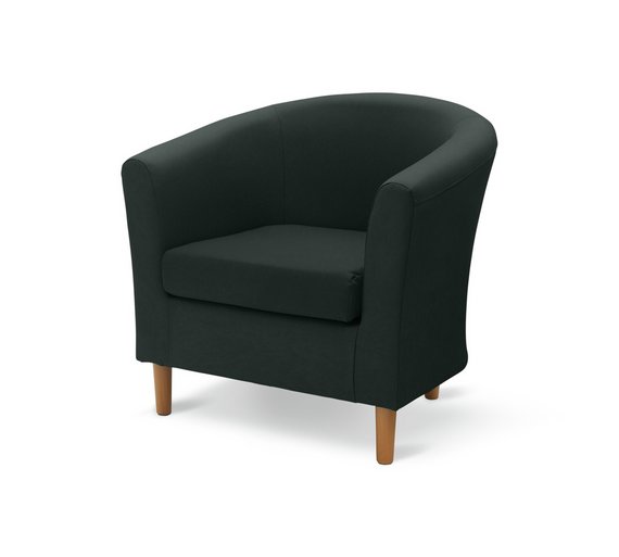 Buy ColourMatch Fabric Tub Chair Jet Black at Argos.co.uk Your