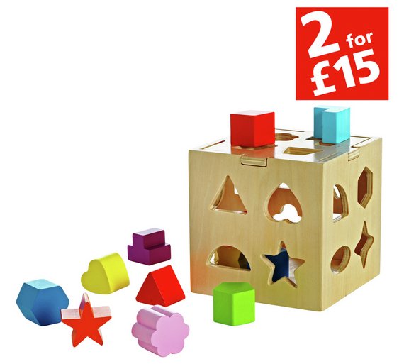 Buy Chad Valley PlaySmart Wooden Shape Sorter at Argos.co.uk Your