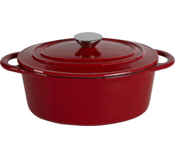 Buy Heart of House 27cm Cast Iron Oval Casserole Dish at Argos.co.uk