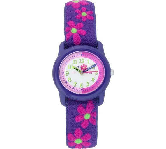 Buy Timex Purple Teacher Fabric Strap Watch at Argos.co.uk Your