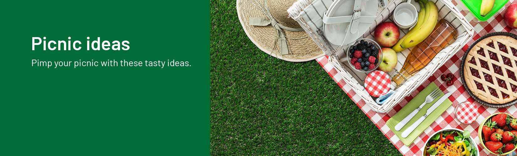 Picnic ideas. Pimp your picnic with these tasty ideas.