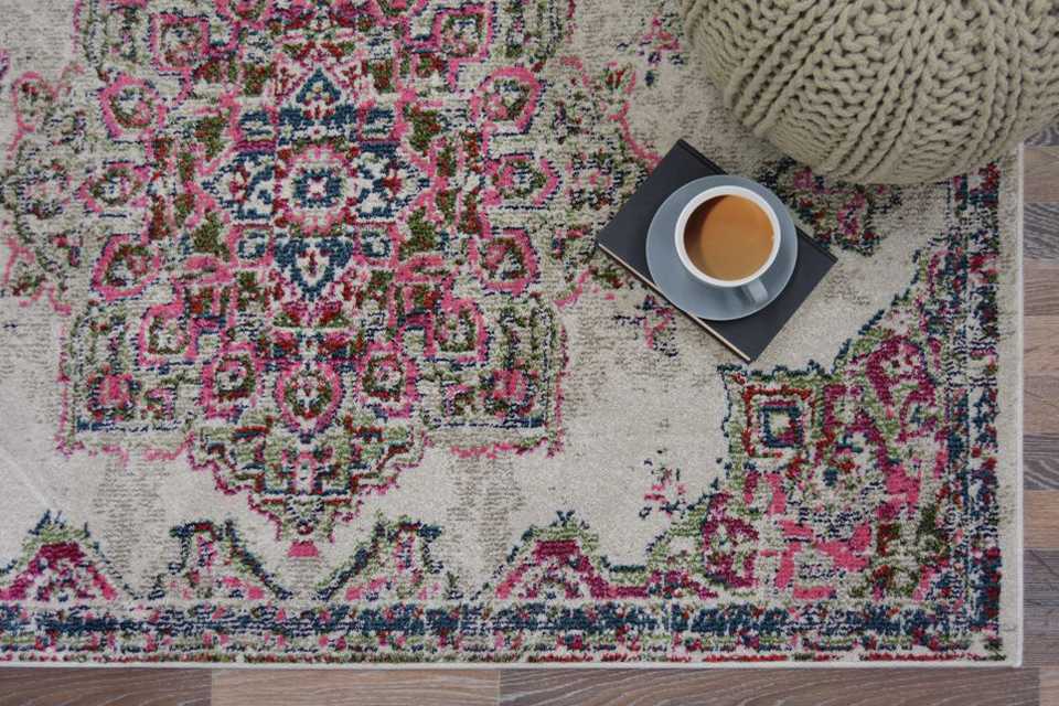 Homemaker Melrose Villa Medallion Short Pile Rug.