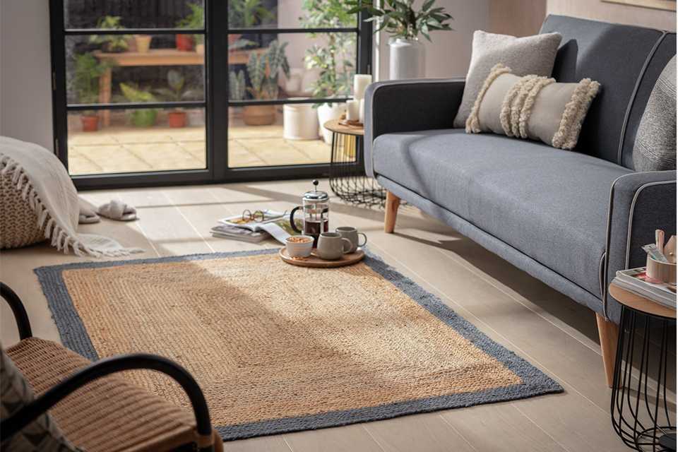 Habitat Braided Jute Flatweave Natural Rug.