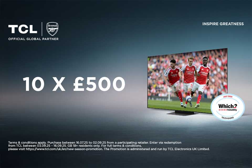 TCL Win up to £10,000.