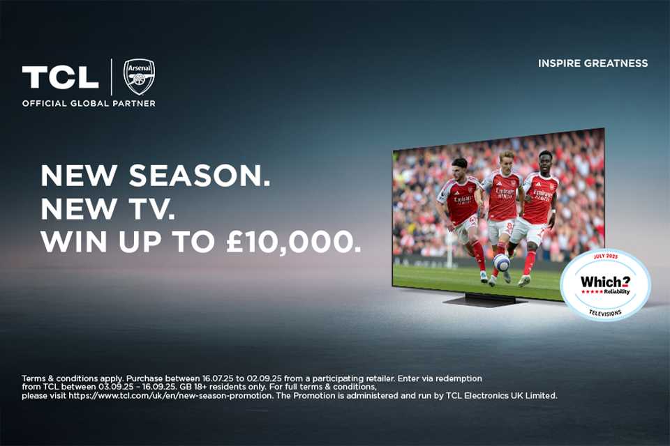 New Season. New TV. Win up to £10,000!
