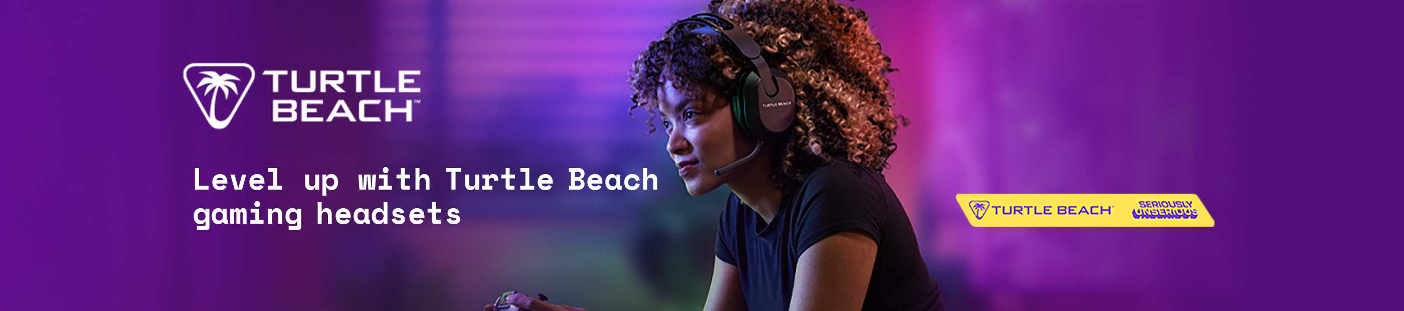 Turtle Beach. Level up with Turtel Beach gaming headsets.