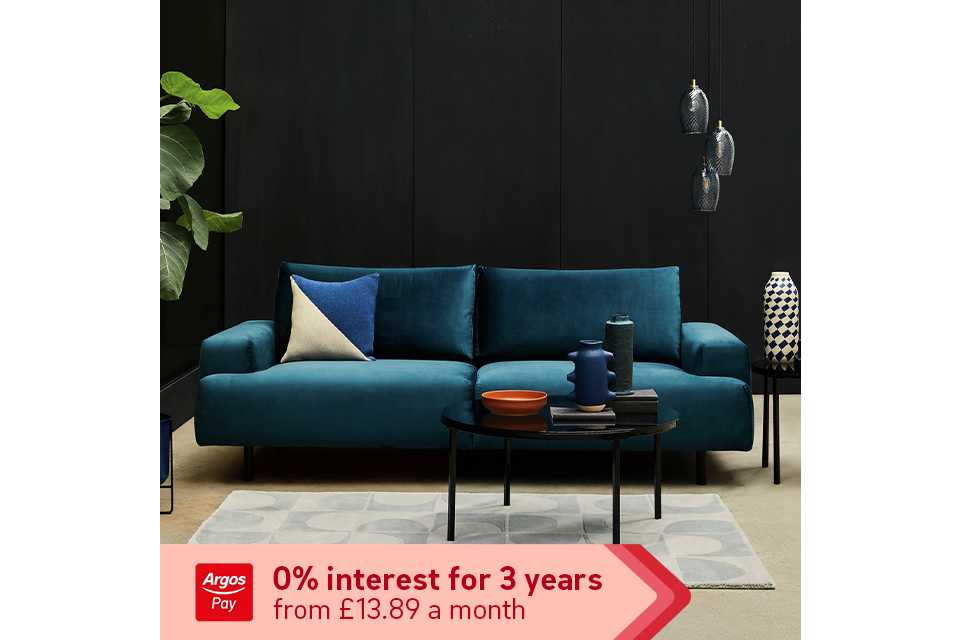 0% interest for 3 years from £13.89 a month.