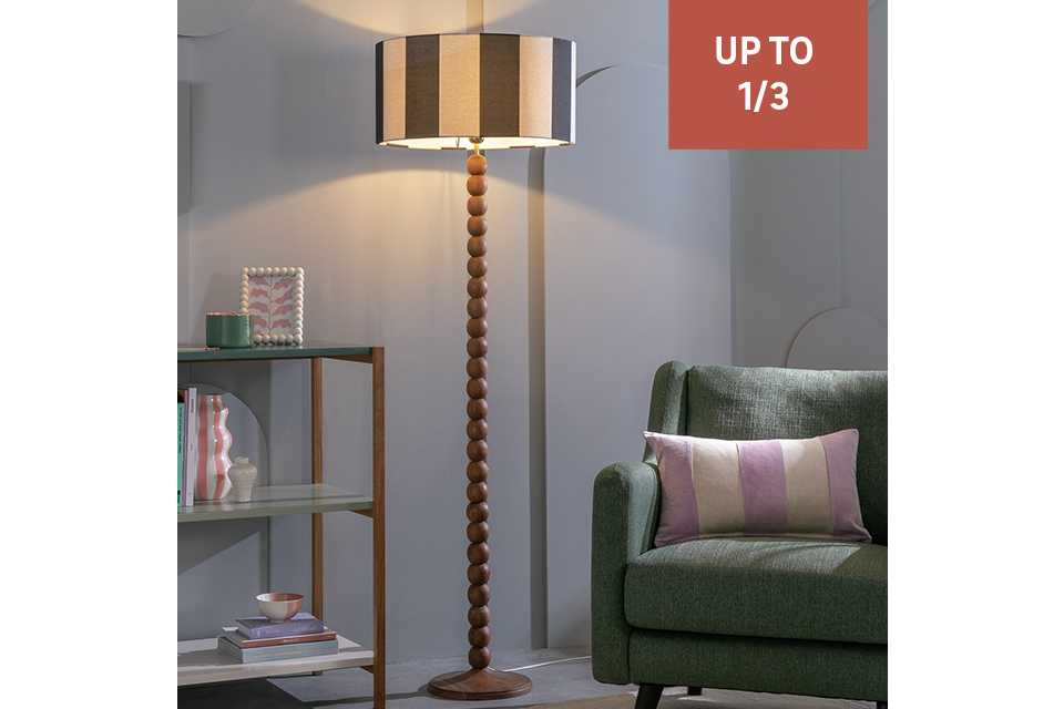 Save 1/3 on selected lighting.